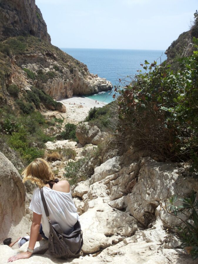 Hiking to an idyllic beach on the Costa Blanca Hiking to an idyllic beach on the Costa Blanca