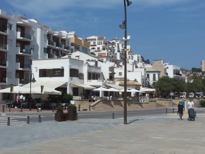 Moraira town centre, Spain