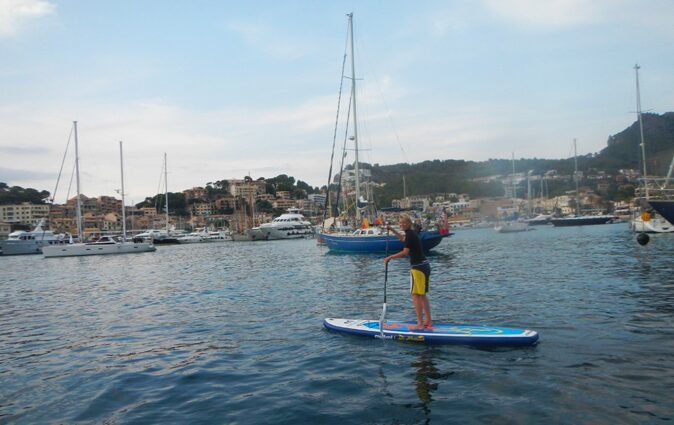 paddle boarding in Soller, Mallorca - What to do in Soller paddle boarding in Soller, Mallorca - What to do in Soller
