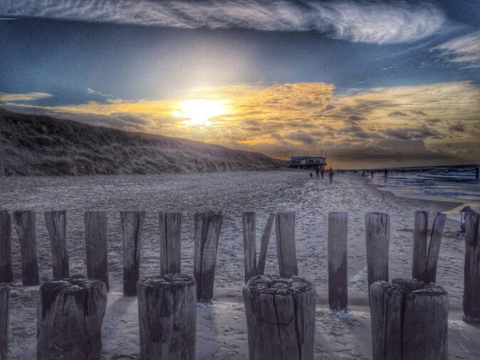 Domburg beach, Zeeland, the Netherlands Domburg beach, Zeeland, the Netherlands