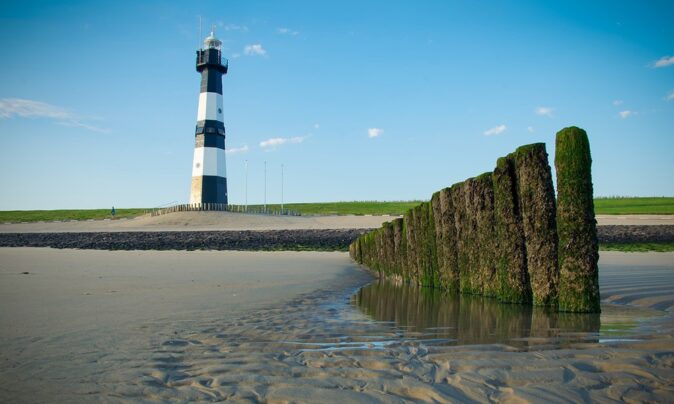 lighthouse in Breskens, Zeeland lighthouse in Breskens, Zeeland
