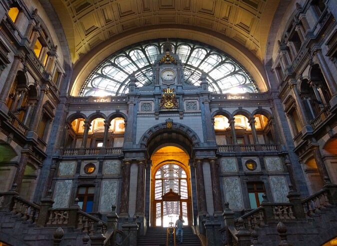 24 hours in Antwerp - central station one day in Antwerp - central station