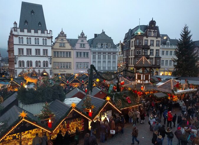 the Christmas market in Trier, Germany