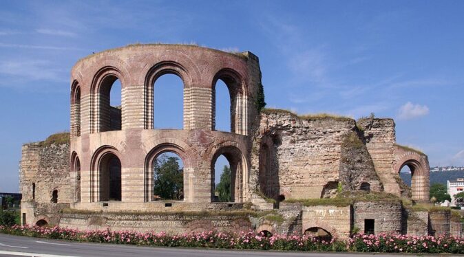 Remains of the imperial baths