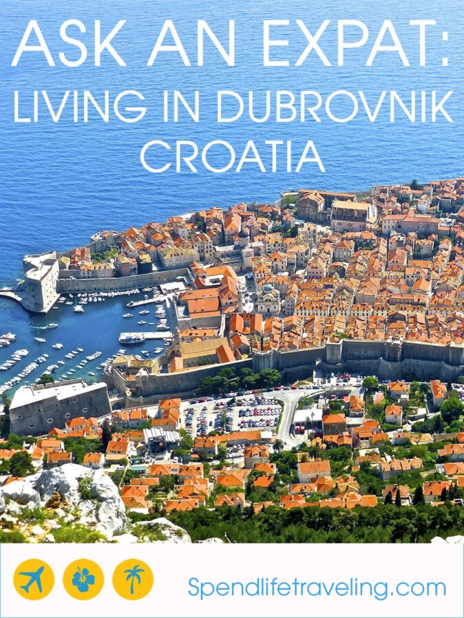 Living in Dubrovnik, Croatia. An inspiring interview with an expat about moving to and living in Dubrovnik.