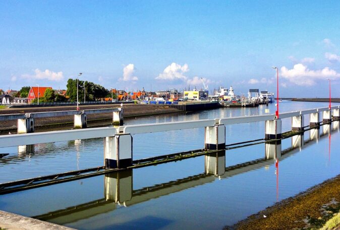 a view of Harlingen, one of the points of interest in the Netherlands a view of Harlingen, one of the points of interest in the Netherlands