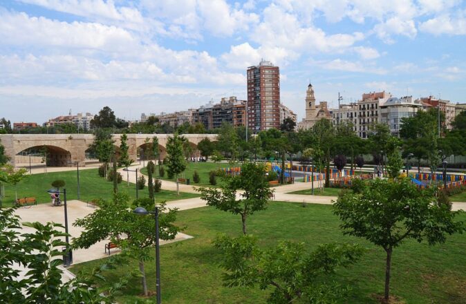 Turia Gardens in Valencia Spain Turia Gardens in Valencia Spain
