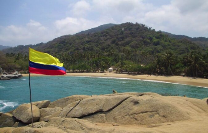 Playa Arrecifes in Colombia Playa Arrecifes in Colombia