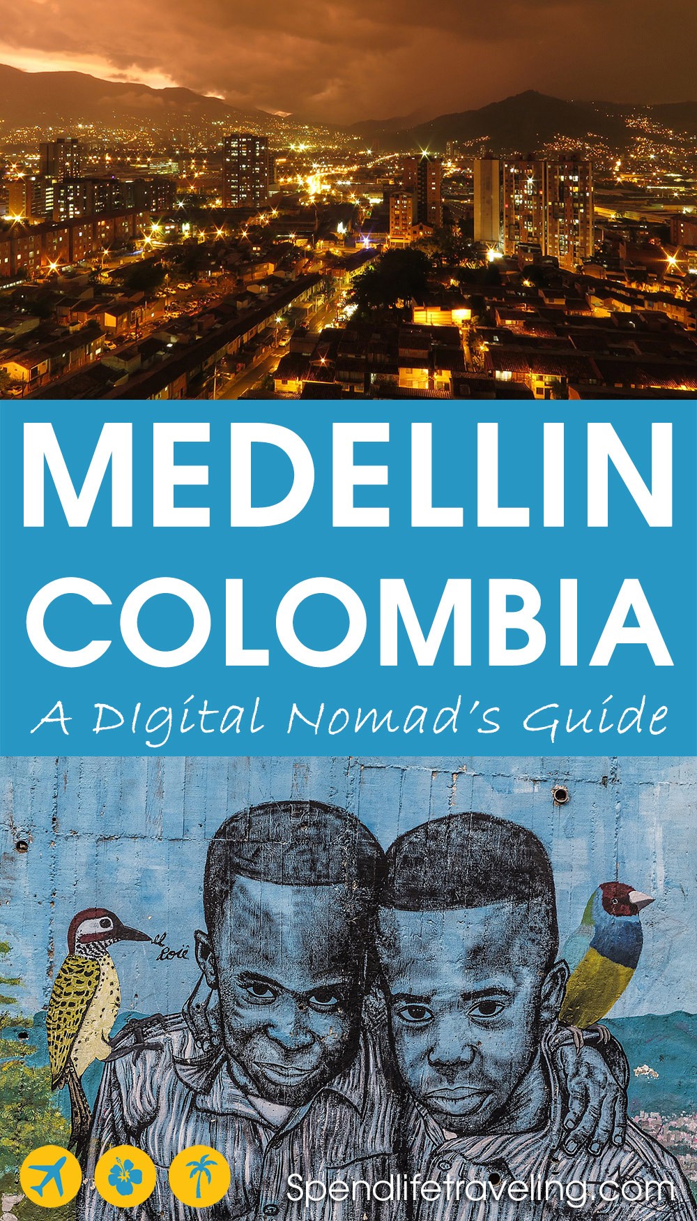 A digital nomad's guide to Medellin, Colombia. Are you thinking about spendling some time in Medellin to work remotely? Check out this practical guide with tips about where to stay, where to work from, what to do and more! #Medellin #digitalnomad #workremotely A digital nomad's guide to Medellin, Colombia. Are you thinking about spendling some time in Medellin to work remotely? Check out this practical guide with tips about where to stay, where to work from, what to do and more!