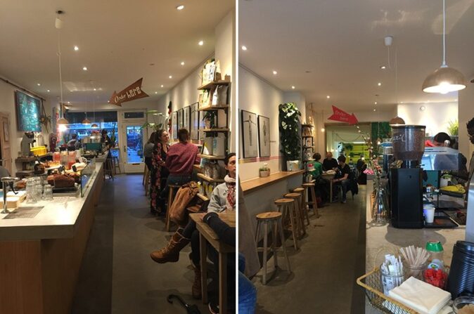 Best cafes for working in Amsterdam: Coffee Bru