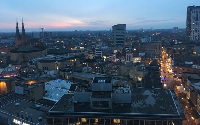 view from Vane skybar in Eindhoven - things to do view from Vane skybar in Eindhoven - things to do