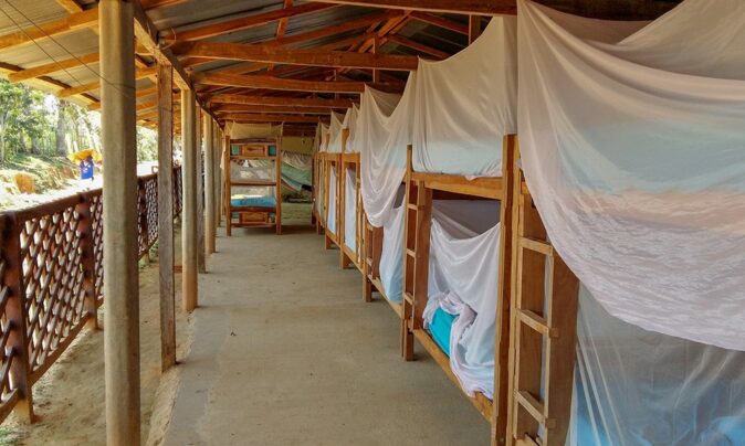 accommodation during the Lost City trek accommodation during the Lost City trek