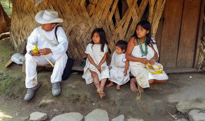 What You Should Know Before Trekking to The Lost City in Colombia an indigenous family on the Lost City trek in Colombia