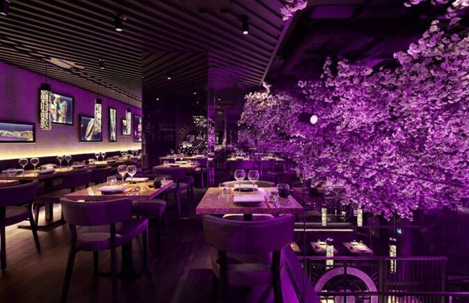 the interior of Tattu