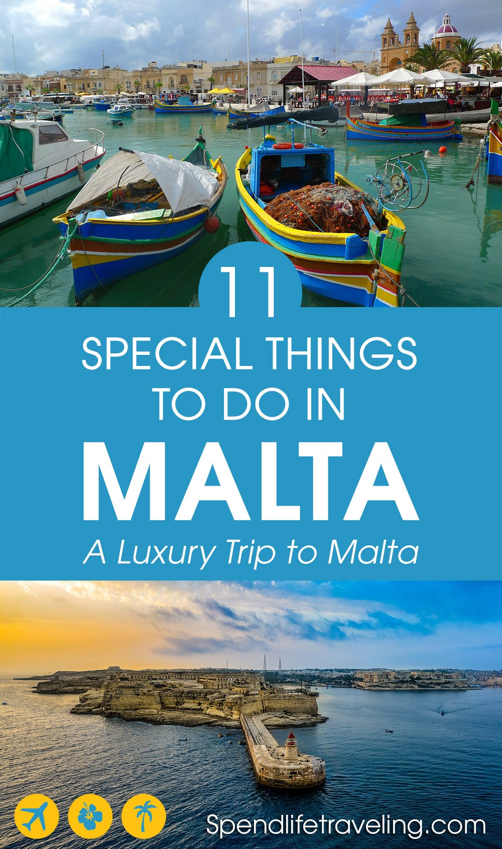 Looking for a more luxurious trip to #Malta? Or would you like to do something unique on your next visit to Malta? Check out these 11 special things to do. #luxurytravel #luxurytrip #islanddestination a luxury vacation in Malta