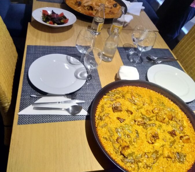 result of our Valencian paella cooking class result of our Valencian paella cooking class