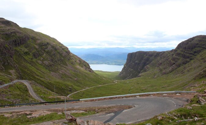 Day 8 of the 8-day North Coast 500 itinerary in Scotland - Bealach na Ba pass Day 8 of the 8-day North Coast 500 itinerary in Scotland - Bealach na Ba pass