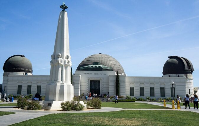 the Griffith Observatory