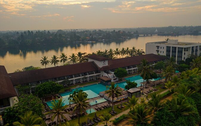 a resort on the beach in Bentota
