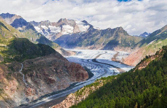 Most beautiful places in Switzerland: Aletsch Glacier Most beautiful places in Switzerland: Aletsch Glacier