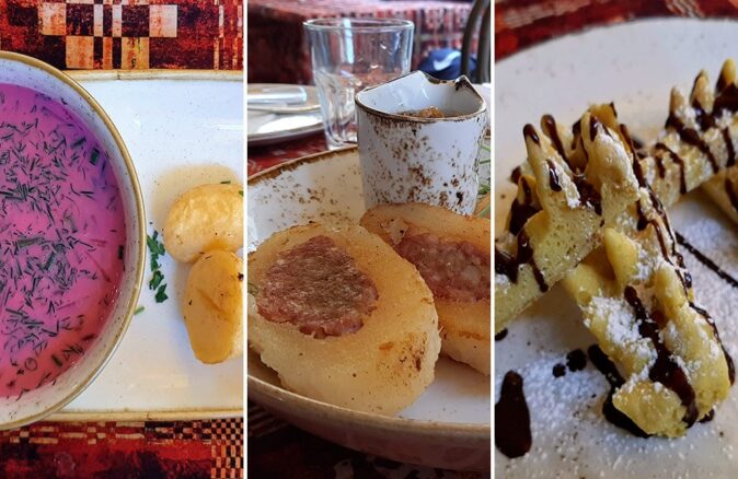 Lithuanian food in Vilnius