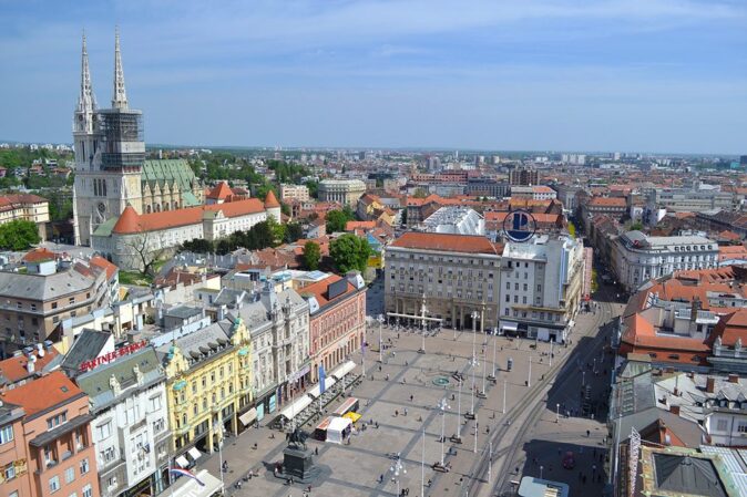 A view of Zagreb, Croatia A view of Zagreb, Croatia