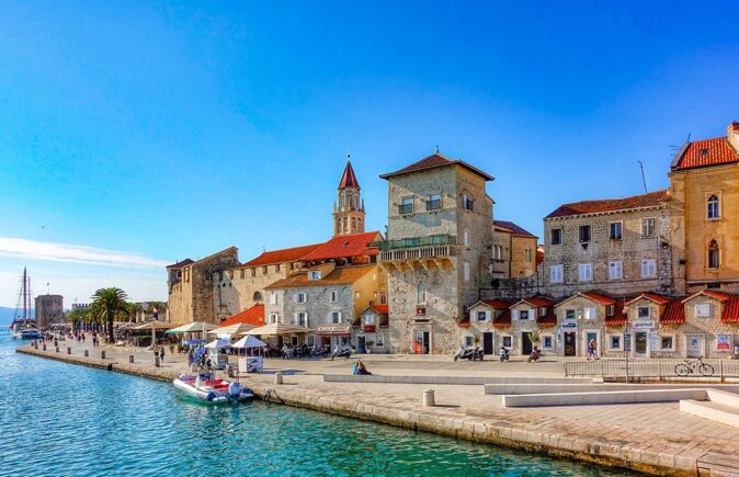 the city of Trogir, Croatia the city of Trogir, Croatia