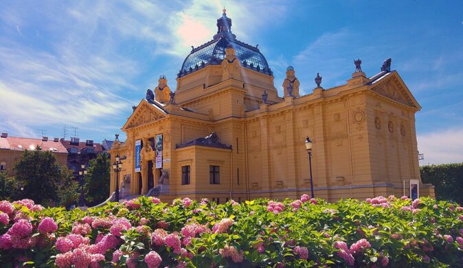 the art pavilion in Zagreb, Croatia the art pavilion in Zagreb, Croatia
