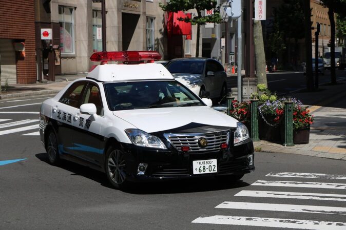 things to know about life in Japan: Japan is safe walking past a Japanese police car while living in Japan