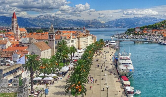 a view of Trogir, Croatia a view of Trogir, Croatia