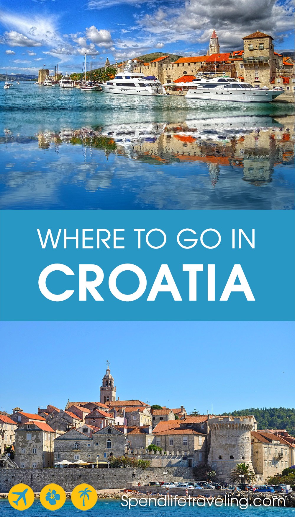 The best places to visit in Croatia. #Croatia #visitCroatia best places to visit in Croatia