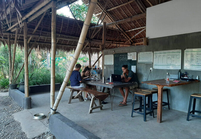 a second living and dining area a second living and dining area