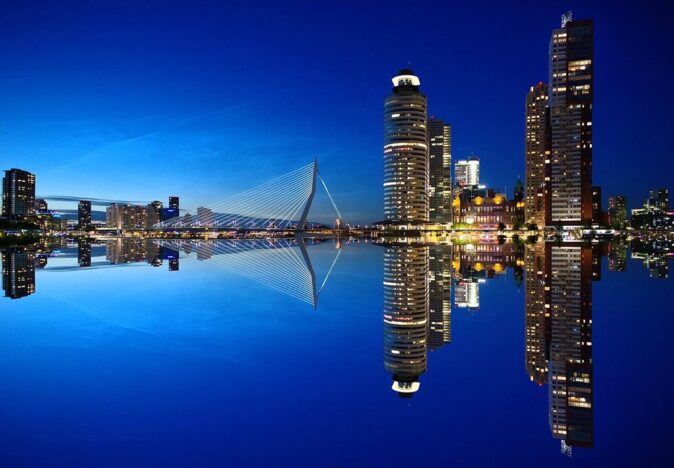 Rotterdam by night Rotterdam by night