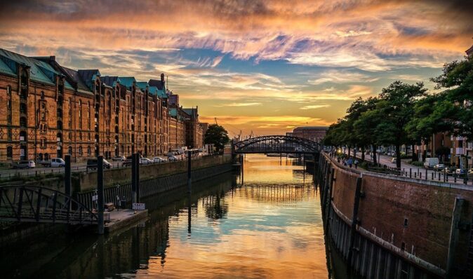 a view of Hamburg, Germany