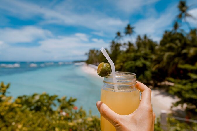 retiring abroad successfully a cocktail on the beach