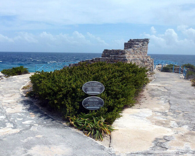 ruins of the Ixchel temple