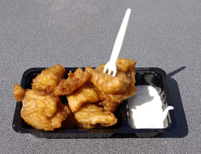 a traditional Dutch dish of kibbeling a traditional Dutch dish of kibbeling