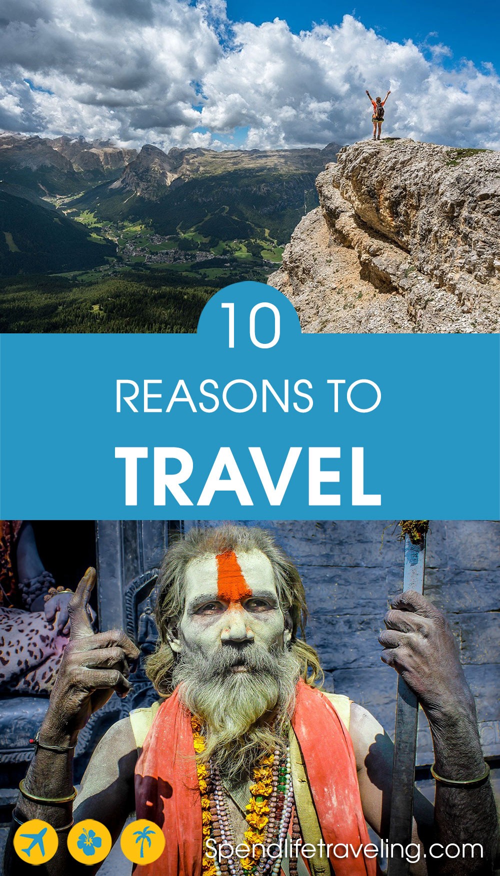 Why travel? Traveling can change you and the way you look at the world. These are 10 reasons you should travel at least once in your life. #travel #whytravel #reasonstotravel 10 reasons to travel