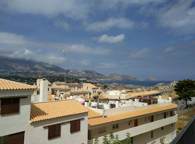 a view over the town of Altea a view over the town of Altea