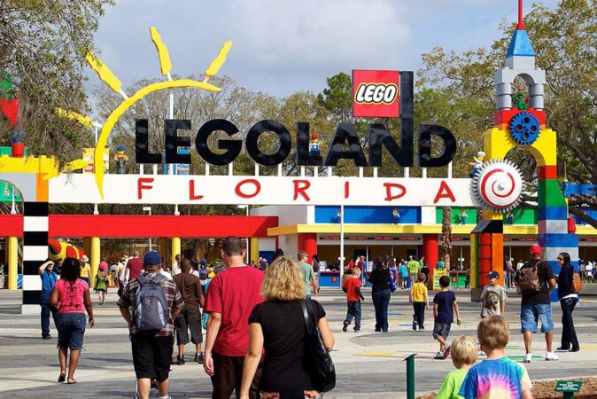 visiting Legoland with the kids