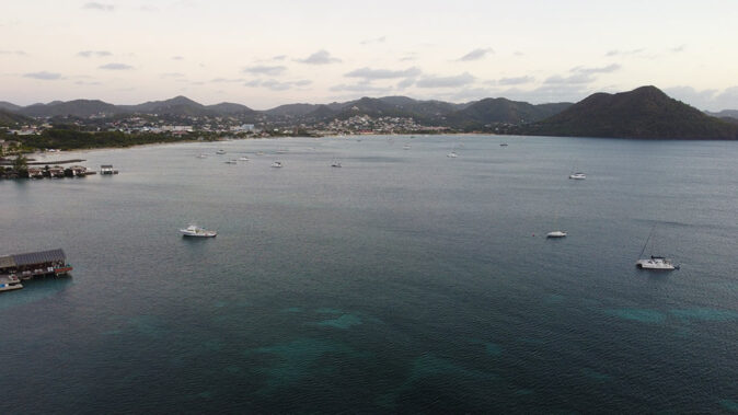 view towards the south side of Rodney Bay view towards the south side of Rodney Bay