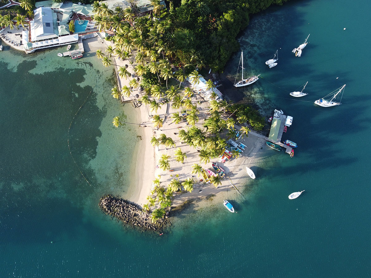 sailing in Saint Lucia