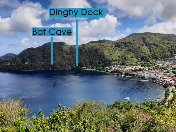 anchoring around Soufriere anchoring around Soufriere