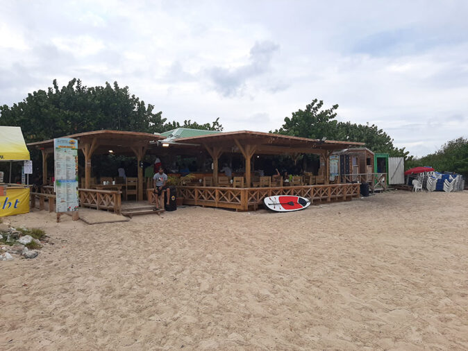 one of the beach bars on Mullet Beach one of the beach bars on Mullet Beach