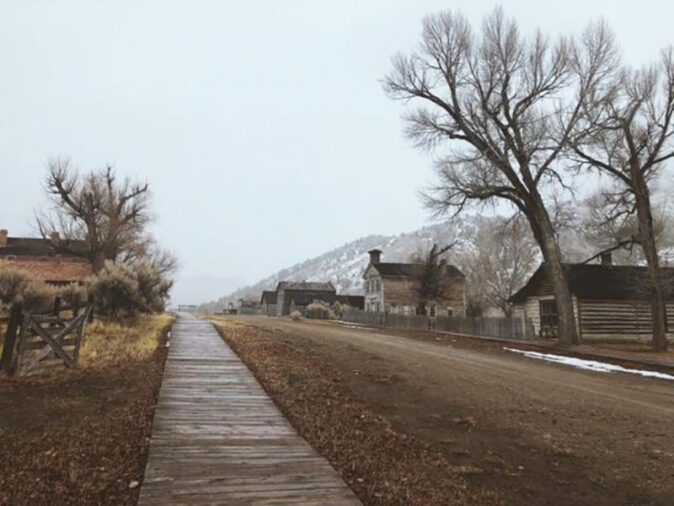 Main street view of Bannack, MT Main street view of Bannack, MT