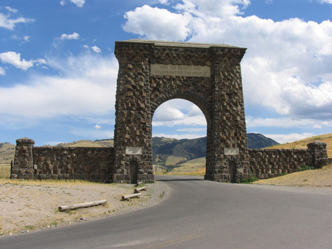 The Roosevelt Arch in Gardiner - a perfect weekend trip from Helena The Roosevelt Arch in Gardiner