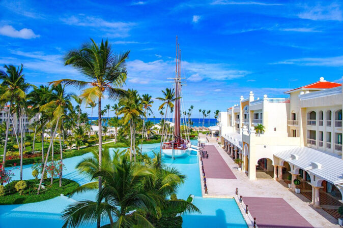 The Dominican Republic is a popular Caribbean island for all inclusive vacations a resort in the Dominican Republic