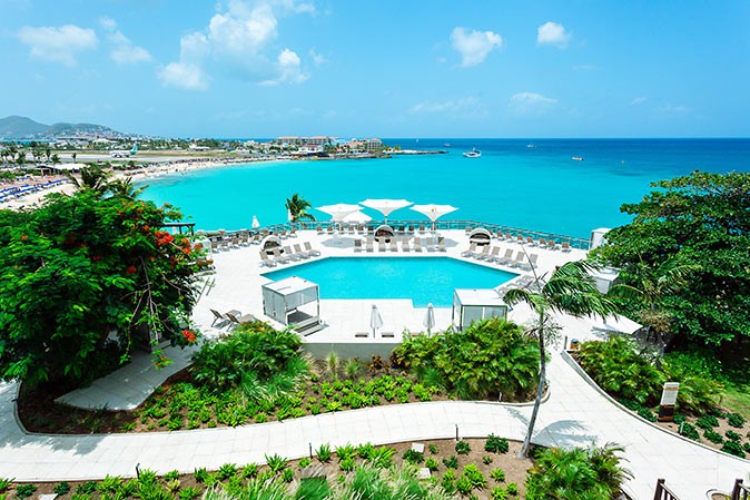a view of the best adult only resort in Sint Maarten a view of the best adult only resort in Sint Maarten