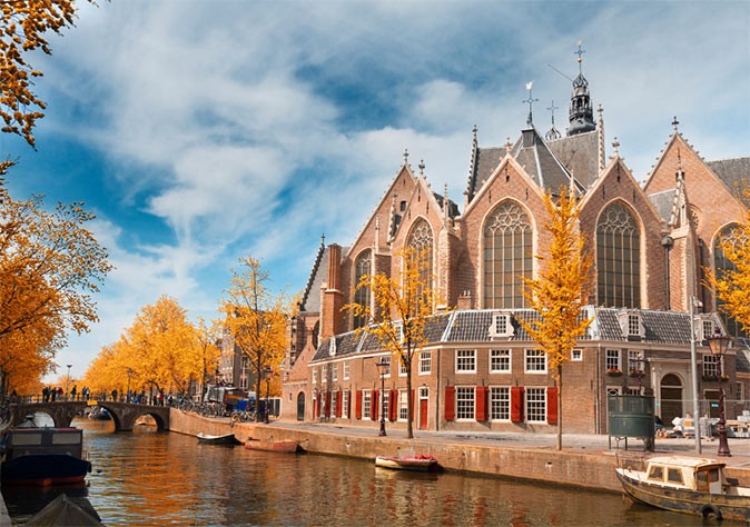 the Oude Kerk in Amsterdam the Oude Kerk (old church)