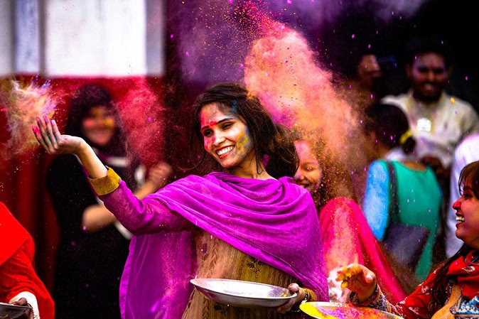 Holi festival in India